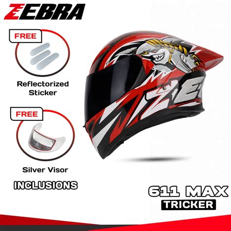 zebra helmet original price|Zebra Helmet For Motorcycle Full Face original Icc Dual Visor .
